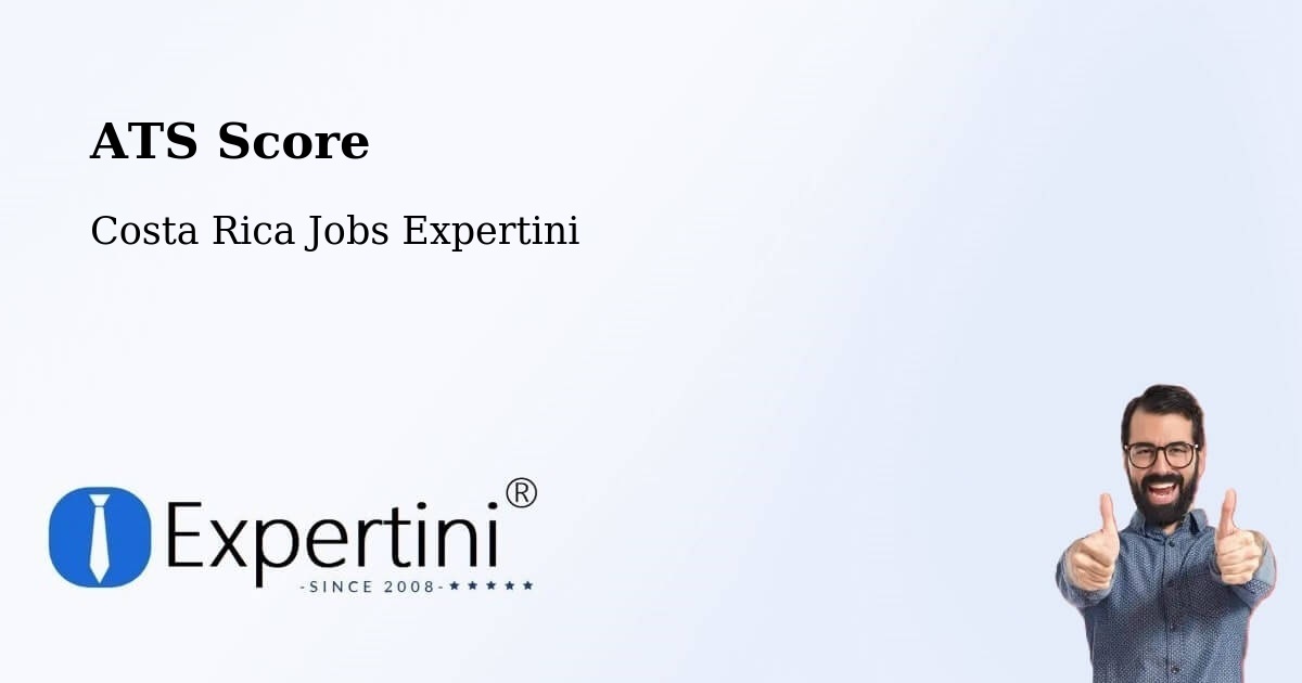 Resume ATS Score & Job Description Match Tool – Quesada - Costa Rica Jobs Expertini