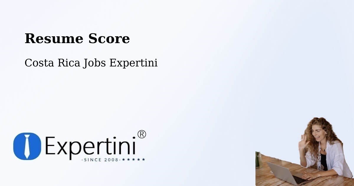 Resume Score & Job Description Match Tool – Quesada - Costa Rica Jobs Expertini